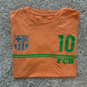 Lionel Messi FC Barcelona Jersey T-Shirt. Medium. Official Barca Product.